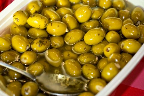 olives - salty flavor TCM snack