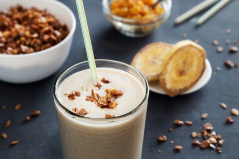 ginger infused smoothie - pungent flavor TCM snack